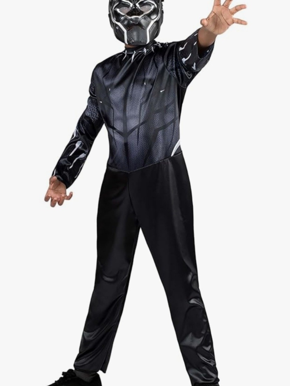 Rubie's Advengers End Game Black Panther Costume with Mask Kids Size Large